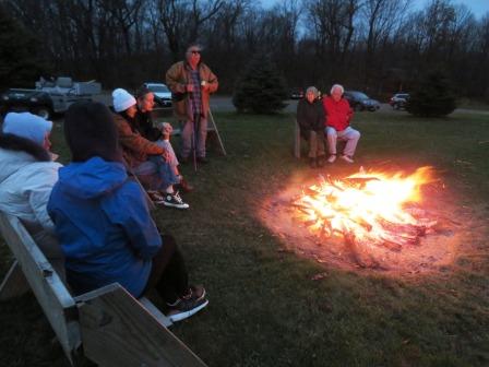 Enjoy a Bonfire at the Luminary Walk